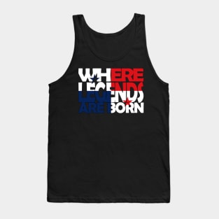 Panama Flag - Where Legend Are Born - Panamanian - Soca Mode Tank Top